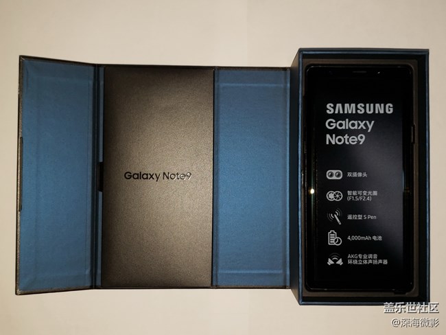 NOTE9 開(kāi)箱靚照