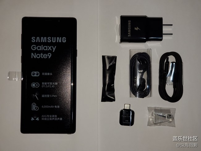 NOTE9 開(kāi)箱靚照