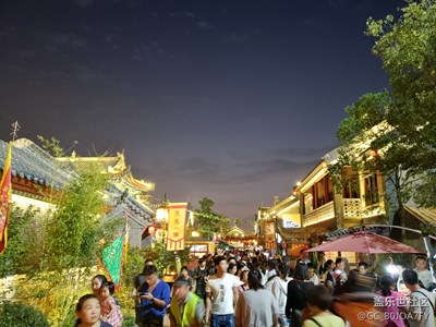 Note9試水夜景拍照～山東日照東夷小鎮(zhèn)