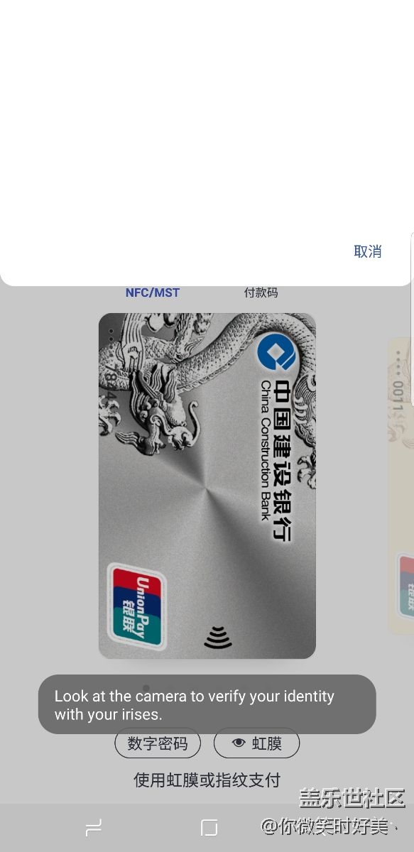 為什么虹膜識(shí)別空白的？