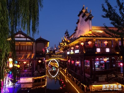 夜游臺兒莊古城