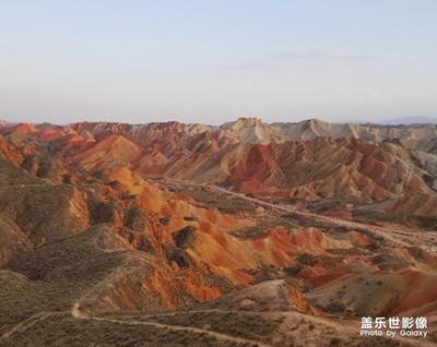 張掖，丹霞地貌