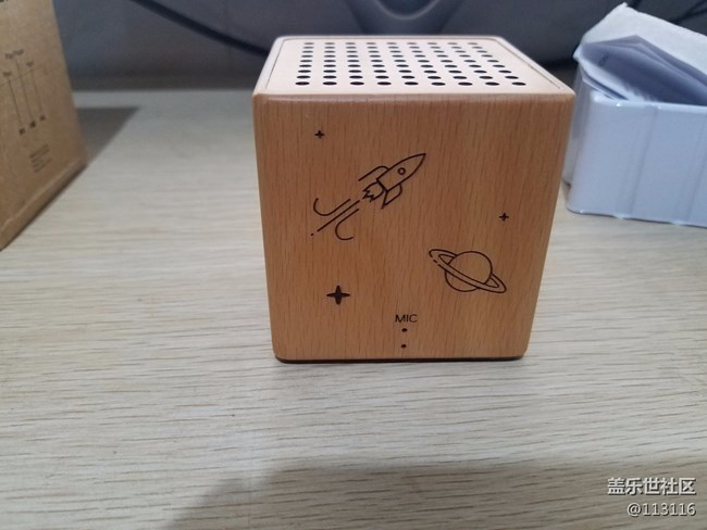 藍(lán)牙音箱收到了。。