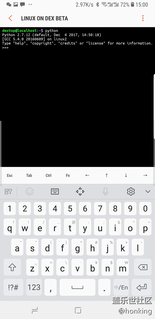 有dex的可以試試linux on dex