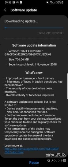 Galaxy S9/S9+的安卓9beta第二次更新帶來(lái)了自拍上的提升 Galaxy S9/S9+的安卓9beta第二次更新帶來(lái)了自拍上的提升