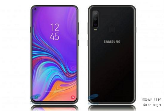 最快本月推出！三星A8S再曝光：也要上打孔屏