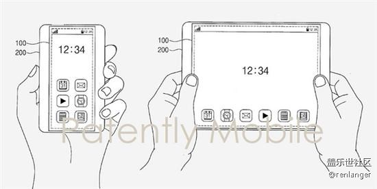三星再發(fā)手機(jī)屏幕專利：讓屏幕也能自由變大