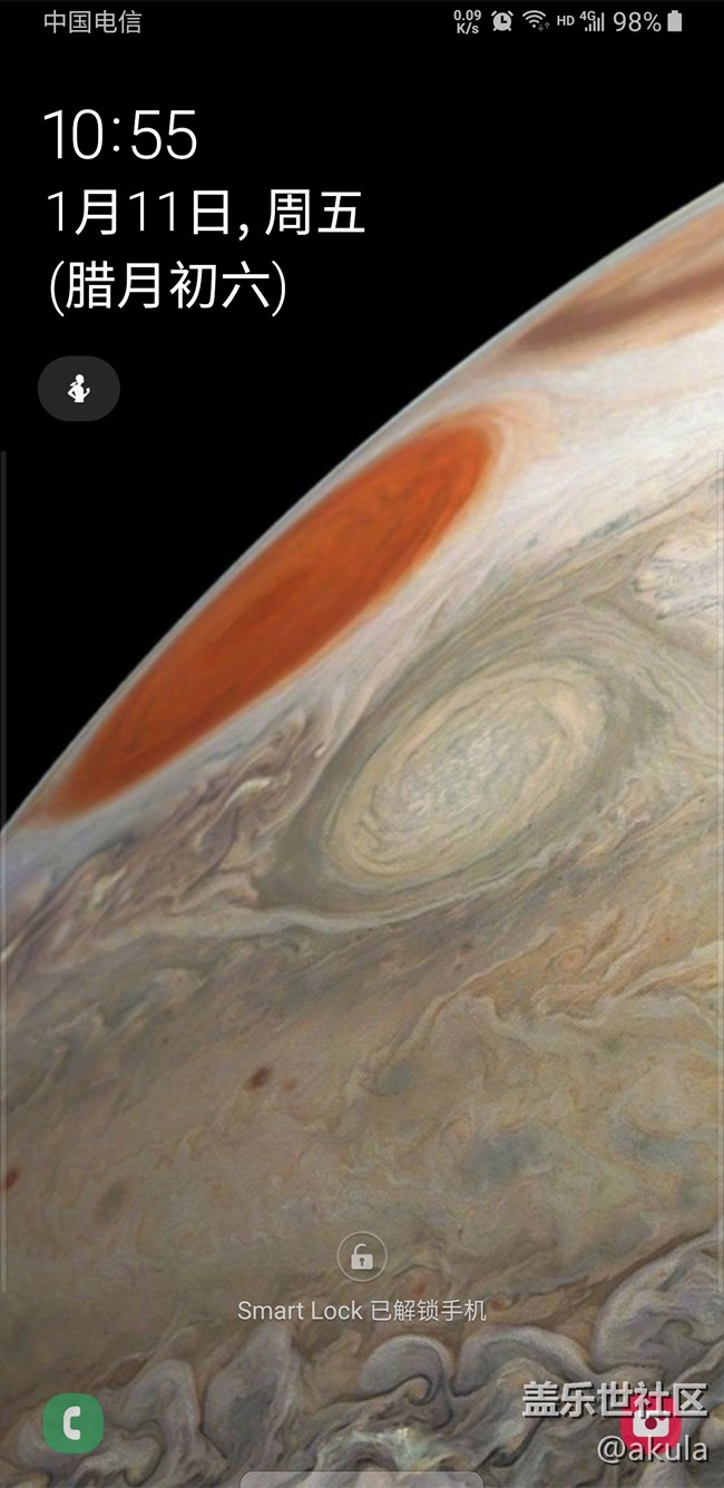 這款壁紙不錯(cuò) 和one UI 鎖屏很搭