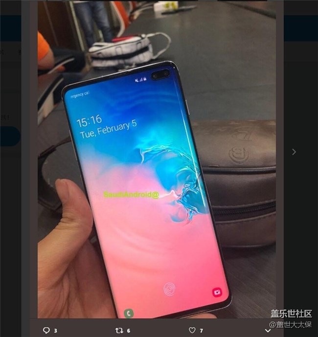 三星S10系列高清上手諜照曝光 三星S10系列高清上手諜照曝光