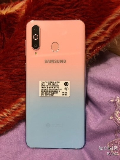 三星A8S首批用戶曬單照，也太好看了吧！