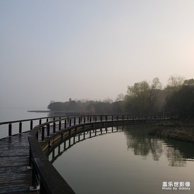 蠡湖邊的散步