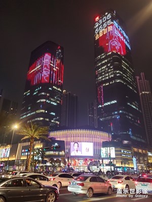 自動模式拍的夜景