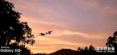 夕陽西下with Galaxy S10+
