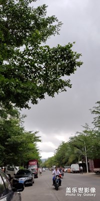 今早三亞的天空