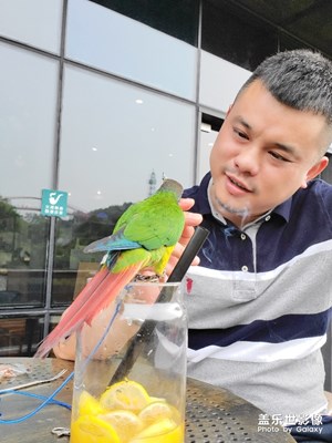 我和乖乖的自拍像極了愛情