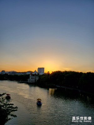 【玩轉(zhuǎn)五一】福州左海公園  晚霞2