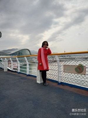 用著新買的S10e，漫步在威海