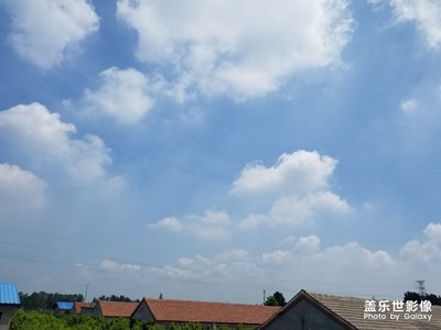 【色彩系列之白色】+藍天，白云