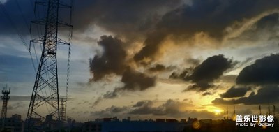 【美景分享】窗外的“雨后晚霞”