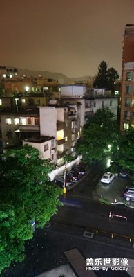 夜景，雨夜