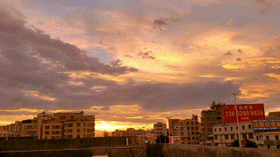 延時(shí)拍攝---臺(tái)風(fēng)來之前的前一夜