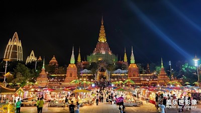 彩云之南西雙版納湄公河夜市