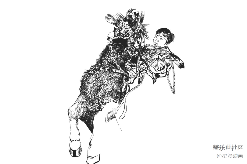 我用三星蓋樂世Note10畫大美內蒙古- 賽馬