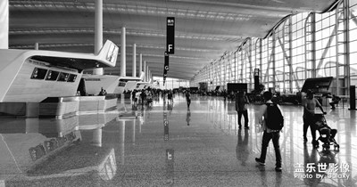 黑白世界@白云機(jī)場(chǎng)