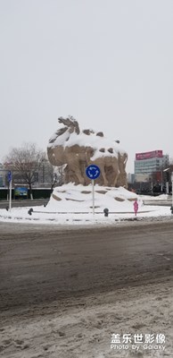 2020年的第一場大雪，坐標(biāo)【陜北-榆林】