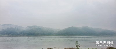 遇，煙雨，行，江中