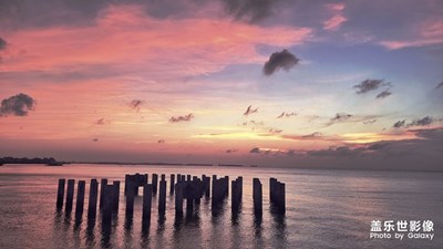 中國色彩+潿洲島的日出日落