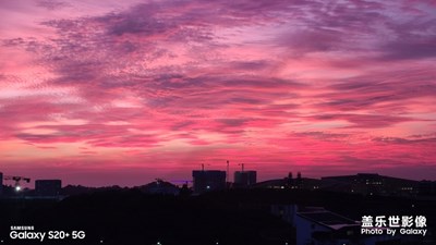 前天深圳的晚霞