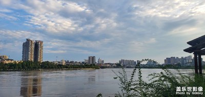 沱江甜城湖洪水