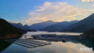 【初秋印象】黃昏的水庫(kù)