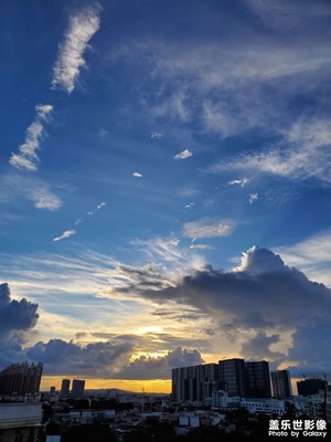 【美好速記】晚霞？云朵