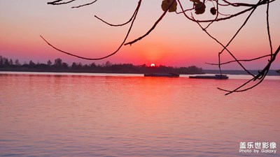 淮河的夕陽(yáng)