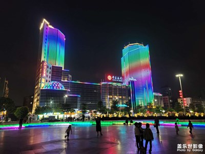 江門市東湖廣場夜景