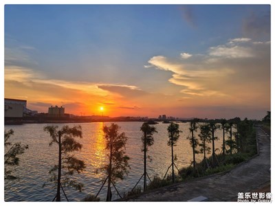 里水賢魯島傍晚日落