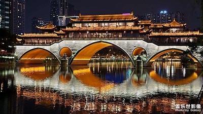 【旅行志】 夜游成都九眼橋