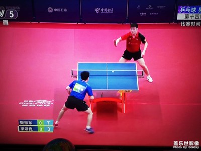 全運(yùn)會乒乓球賽精彩畫面