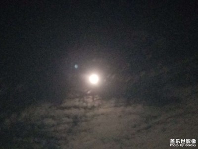 用拍照無敵的三星s8拍出最美的月亮??！