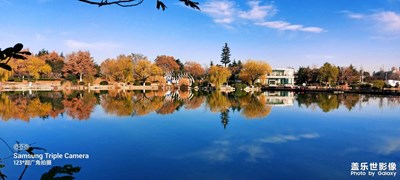 天水相接，水天一色。