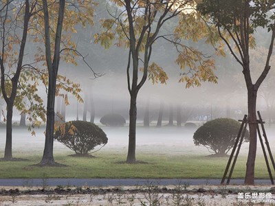 江灣校區(qū)的清晨