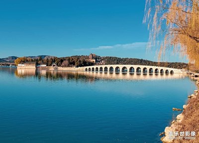 手機(jī)拍頤和園