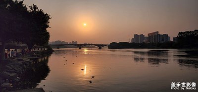 東莞記憶:東江邊看日出