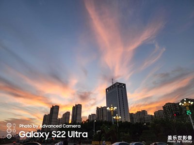 三星Galaxy S22Ultra 拍攝「祥云」