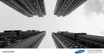 樓宇間的黑與白