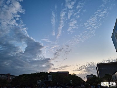 今日份校園晚霞