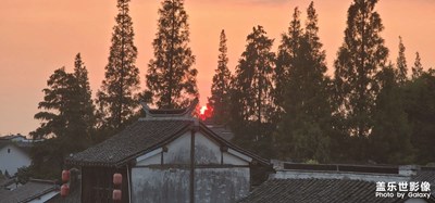 朱家角夕陽無限好