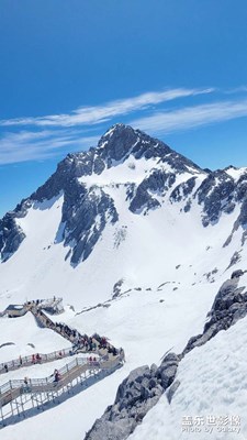 美麗的玉龍雪山